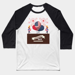 America Day independence Baseball T-Shirt